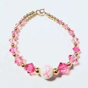🎀 Breast Cancer Awareness Bracelet